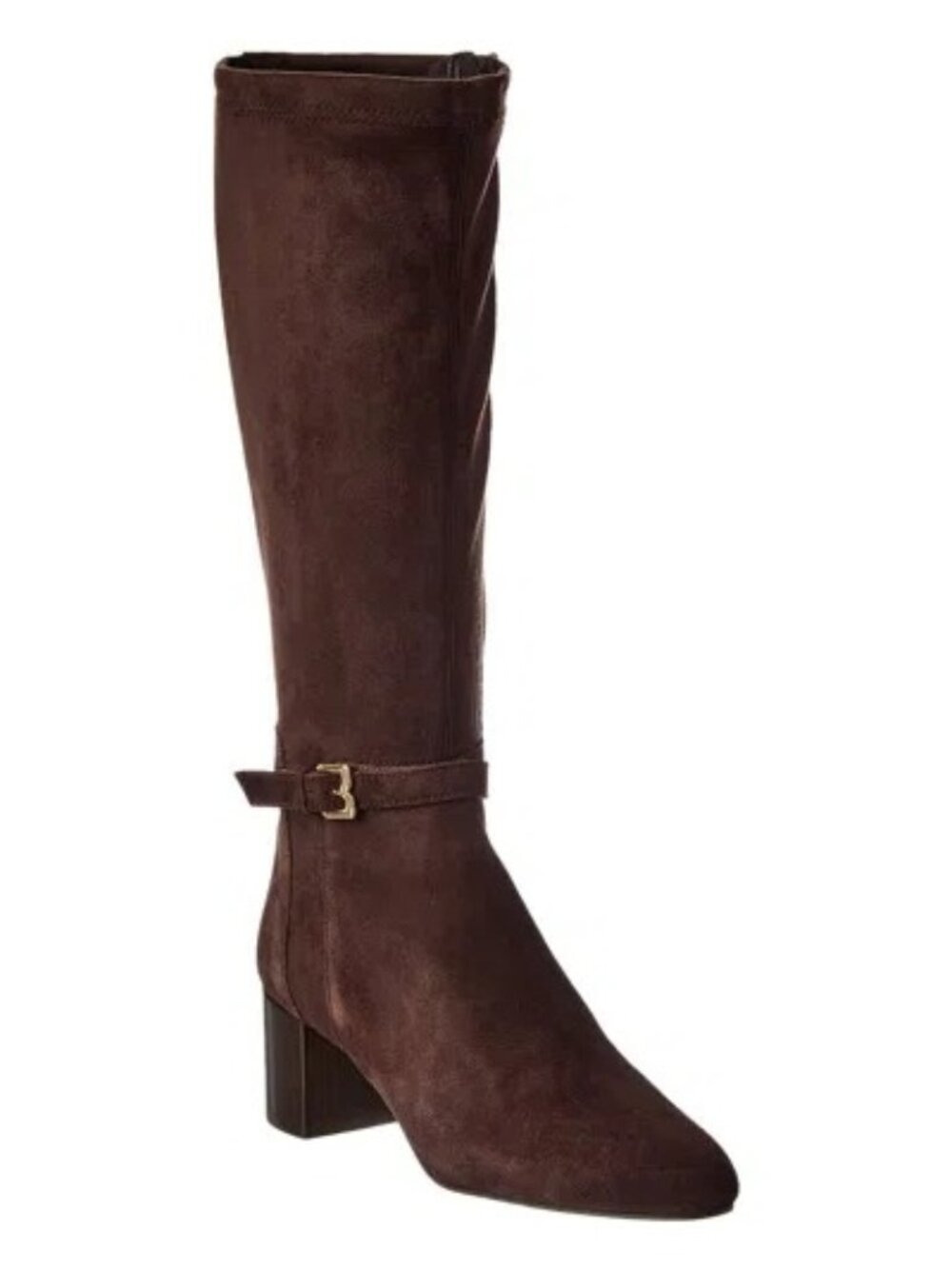 NEW Bruno Magli Jessa Knee High Boots Old Money Retro Chic Brown Suede Women 9.5